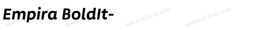 Empira BoldIt字体转换